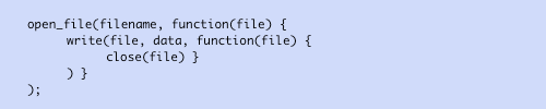 Another style of non-blocking pseudocode
