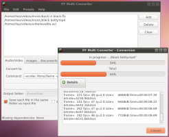 The conversion process in FF Multi Converter