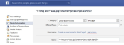 JavaScript in page names