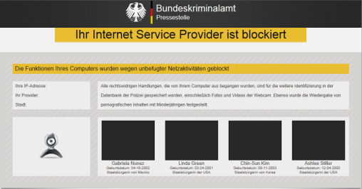 BKA trojan screenshot