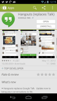 The new Hangouts app