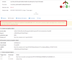 VirusTotal tests ASF files