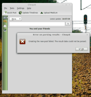 Choqok screenshot