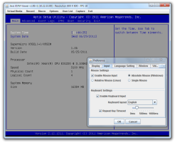 Mouse and keyboard access using KVM-over-IP