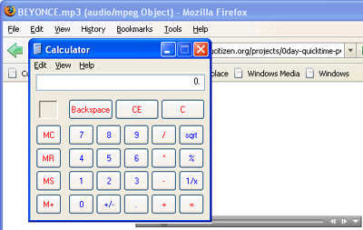 The QuickTime - Firefox hole demonstrated