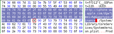 imei string in hex editor