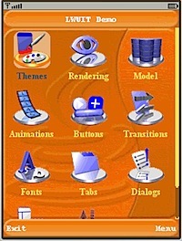 The LWUIT Demo