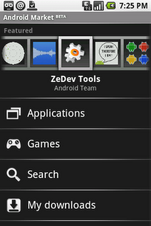 The Android Market Application