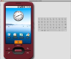 The Android emulator from the SDK