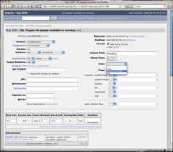 Trying Bugzilla 3.2 out at Landfill, the Bugzilla test site