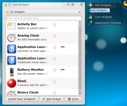 Plasma applets have been made more user-friendly.
