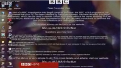 If this is what your desktop looks like, your machine was part of the BBC botnet