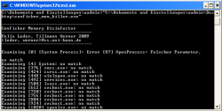 Command-line window