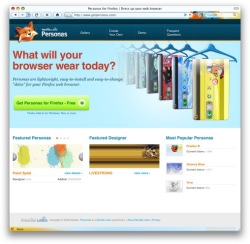 Personas on Firefox 3.1 Beta 3