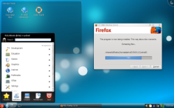 The PC-BSD 7.1 desktop.