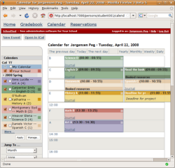 SchoolTool screenshot