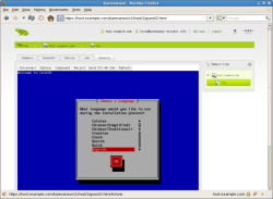 Karesansui installing CentOS