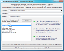 Window 7 UAC exploit