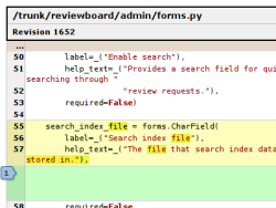 Review Board diff viewer
