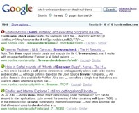 The h-online browser check isn't harmful, it only demonstrates if a user is vulnerable.  Nevertheless, Finjan classifies it as potentially harmful.