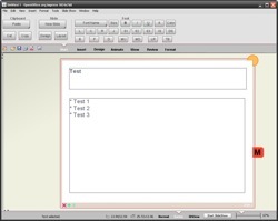 The current "Floating Toolbar" UI design prototype for OpenOffice.