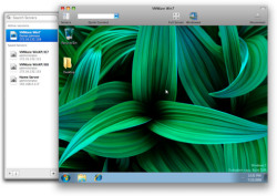 CoRD 0.5 connected to a Window 7 computer.