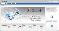 The GateIn Portal in action