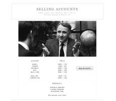 Buy over 10,000 account credentials, receive a 10 per cent discount.