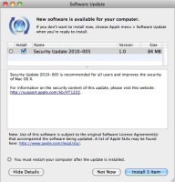 Security Update Screenshot