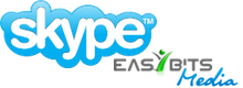 Skype and EasyBits logos
