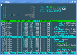 htop 1.0 screenshot 