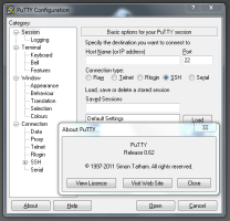 PuTTY screenshot
