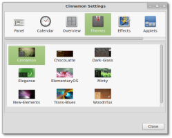 Cinnamon Theme settings