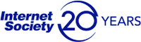 Internet Society 20 years logo