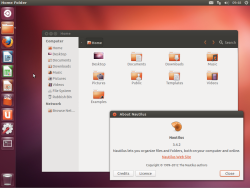 Unity and Nautilus screenshot