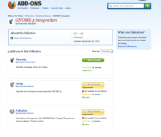 Extensions screenshot