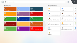 Firefox Metro's metroised start page