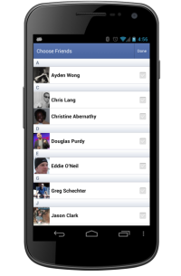 Friend Picker UI