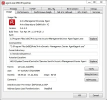 DEP and ASLR screenshot