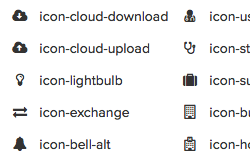 Some of Font Awesome's new icons