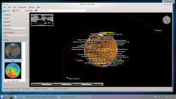 Marble satellite view