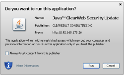 Signed Applet