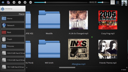 Plasma Media Center screenshot